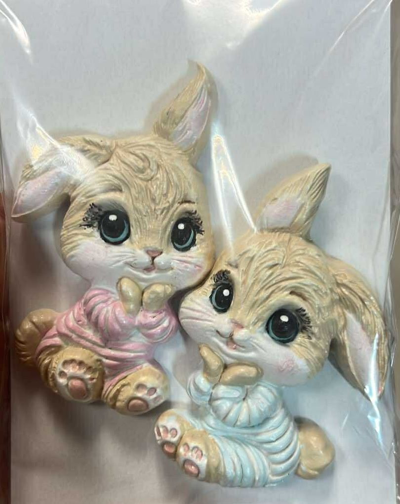 Gipsz nyuszika szett 2 db / csomag 