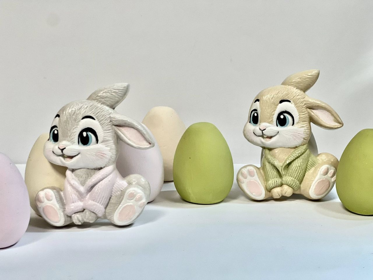 Gipsz nyuszika - 2 féle