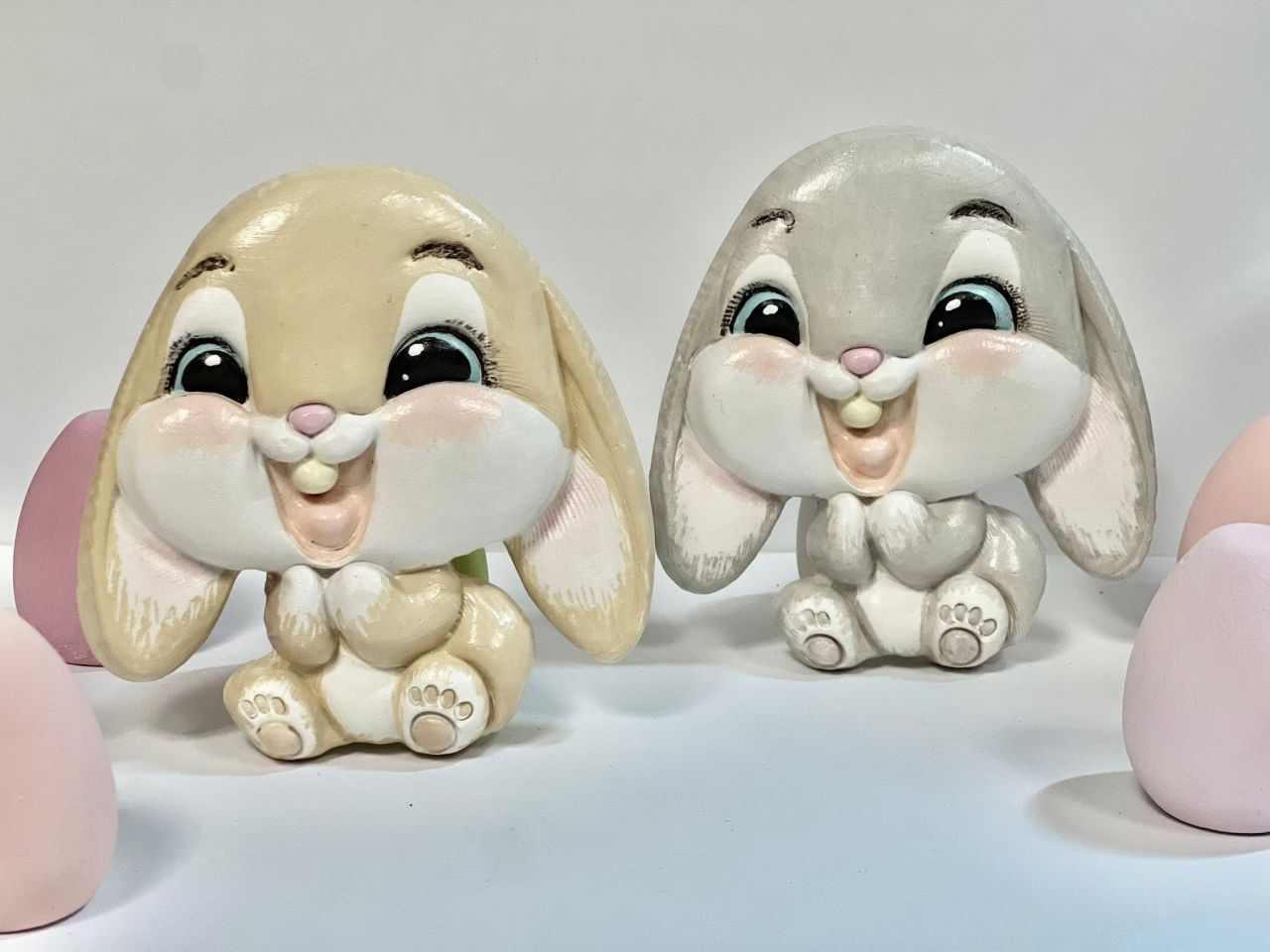 Gipsz nyuszika nagy foggal - 2 féle