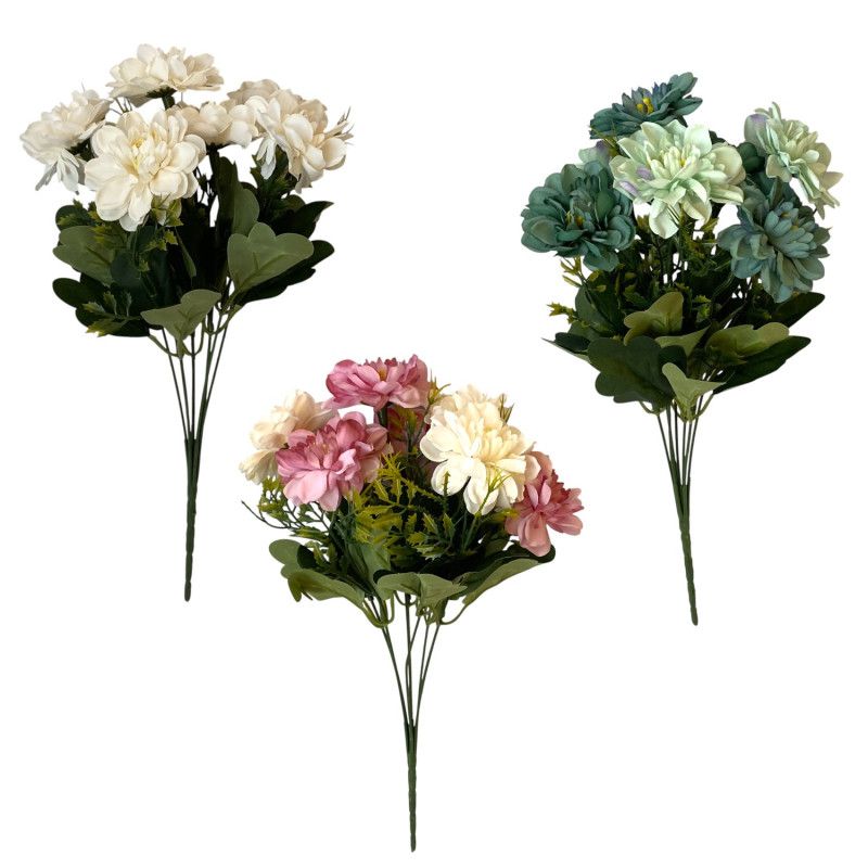 Cínea csokor x7 36cm - 6 színben