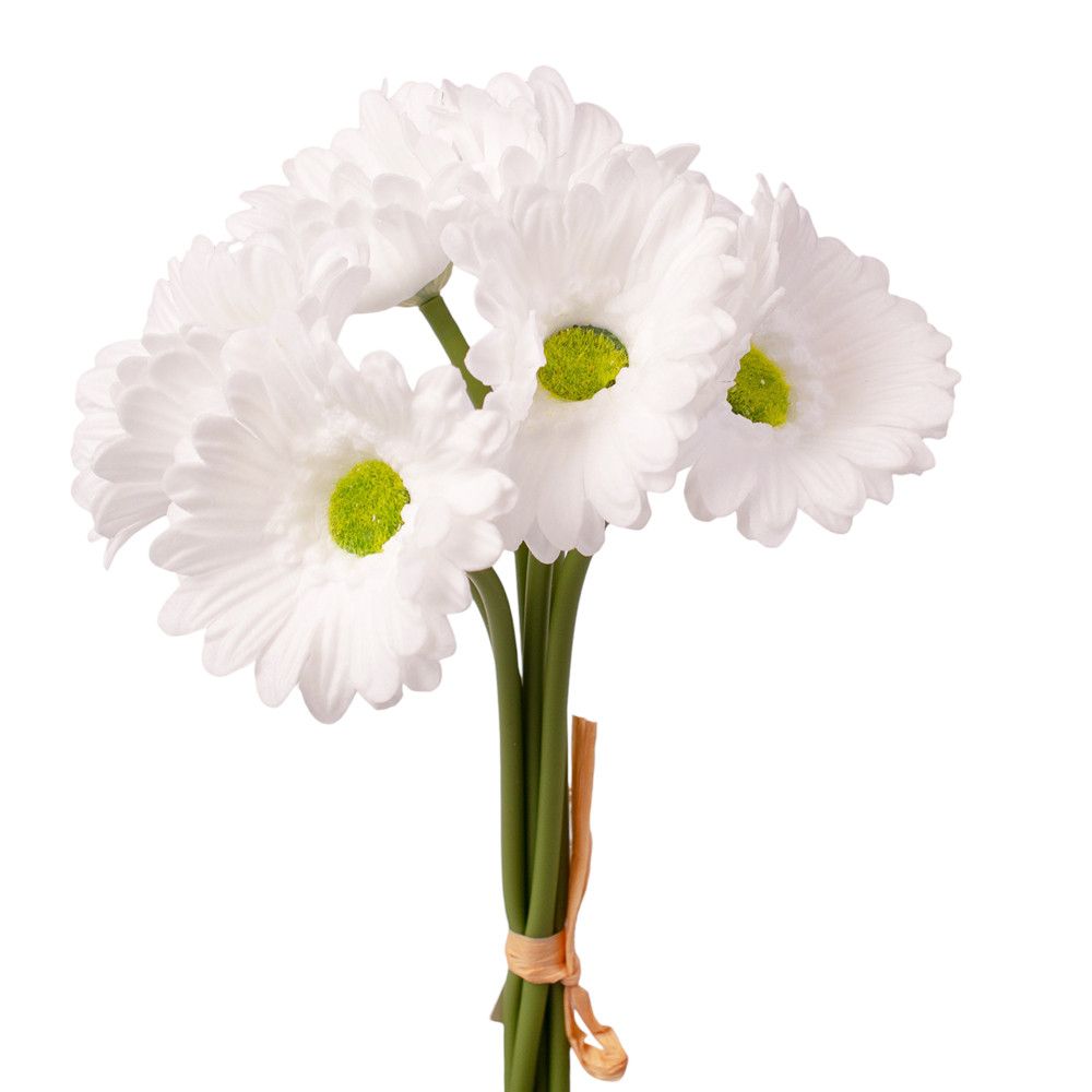 Real touch gerbera köteg 6 szál 27 cm magas - 4 színben
