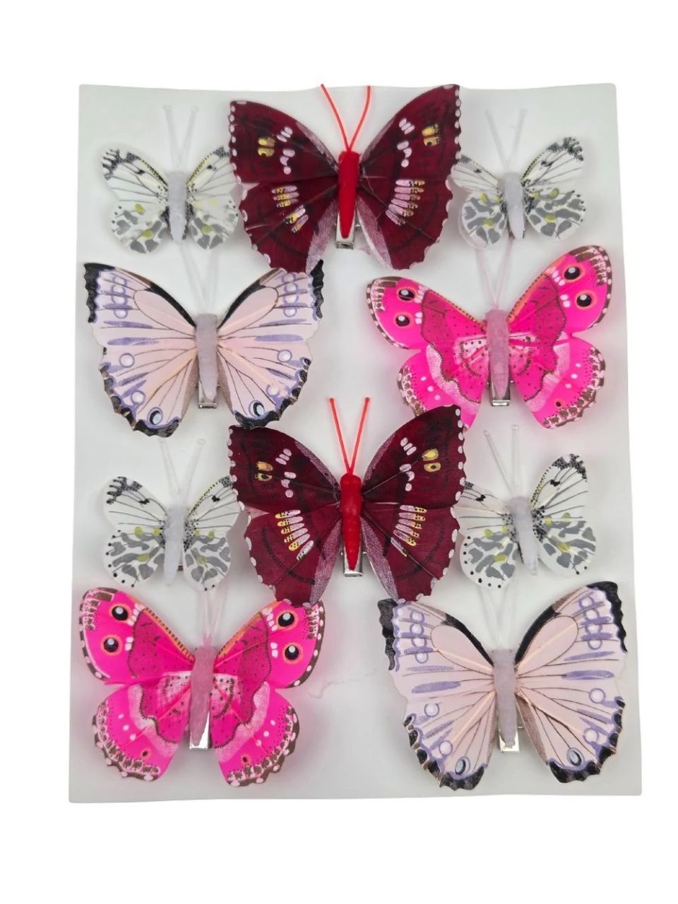 Csipeszes lepke mix 10 db / csomag - Több féle