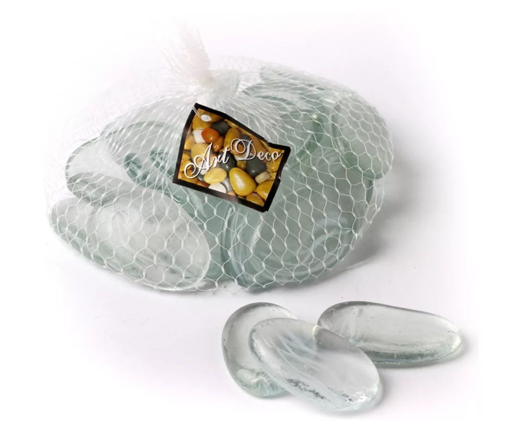 Dekor üveg kavics 500 g- 2 szníben Dekor üveg kavics 500 g- 2 szníben