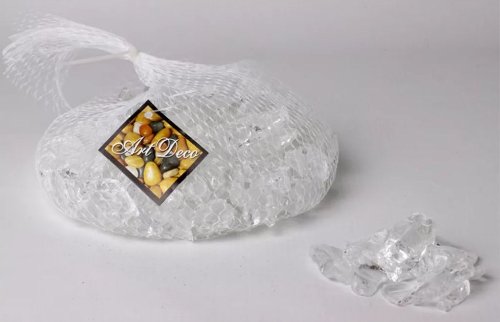 Dekor üveg kavics 500 g- 3 színben