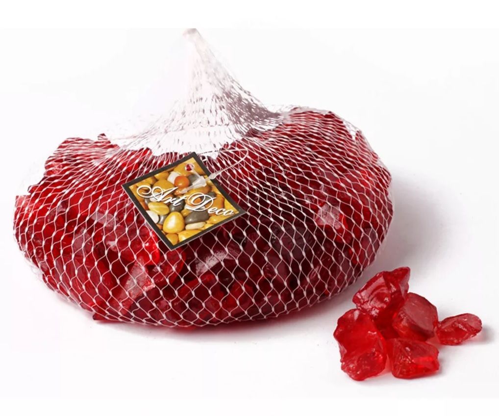 Dekor üveg kavics 500 g- 3 színben