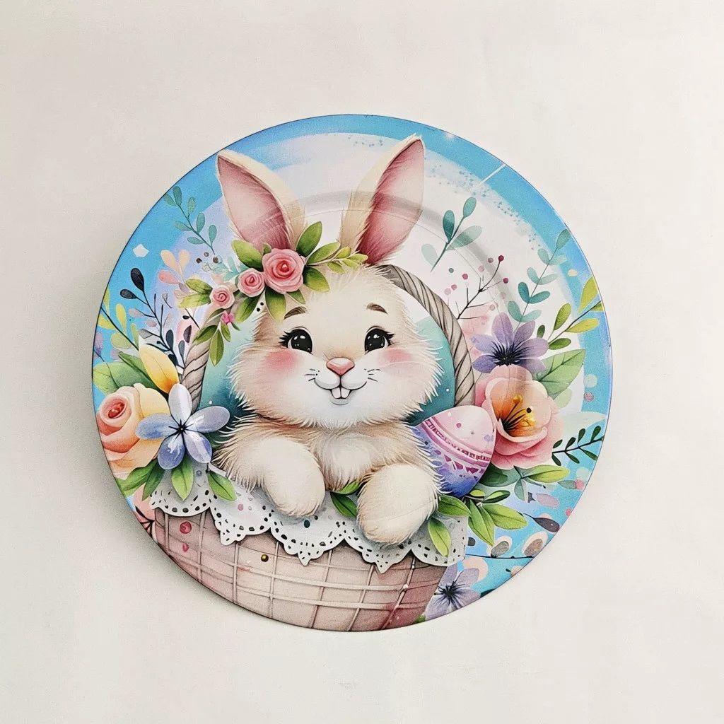 Műanyag tálca tavaszi mintákkal - Több féle