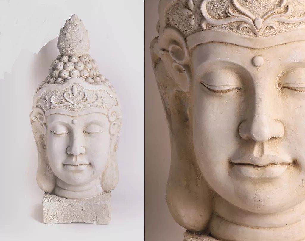 Kültéri buddha fej 59 cm
