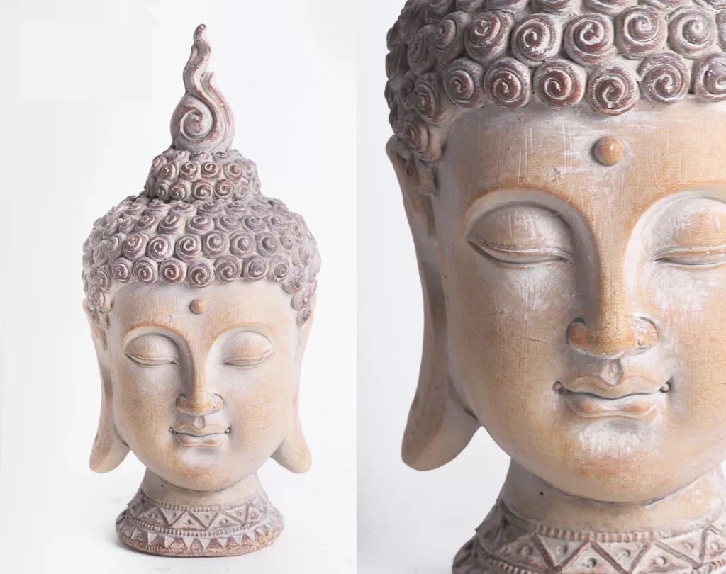 Kültéri buddha fej 31 cm