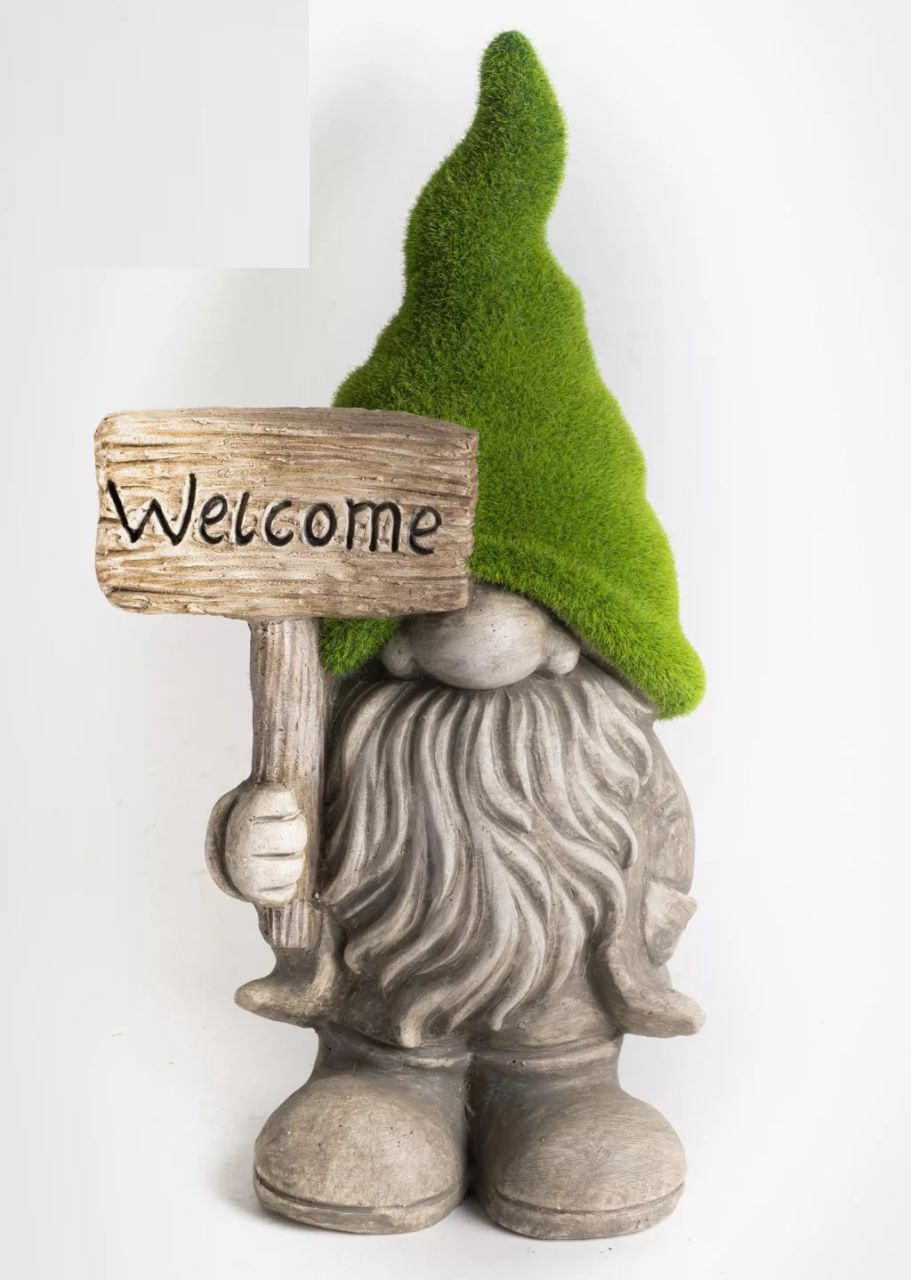 Kültéri orrmanő táblával 44 cm