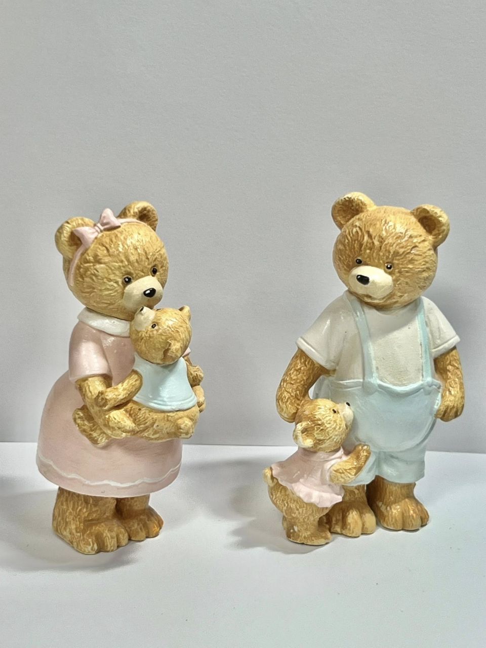 Gipsz maci család - 2 féle Gipsz maci család - 2 féle