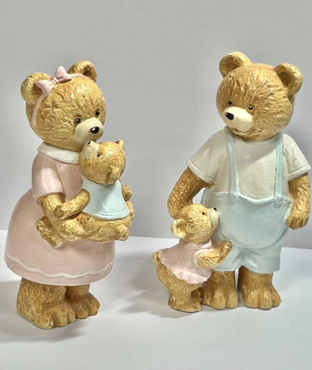 Gipsz maci család - 2 féle Gipsz maci család - 2 féle