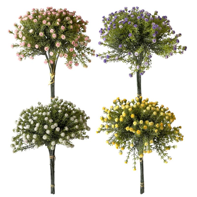 Rezgő kötegelt csokor x10 33cm - 4 színben