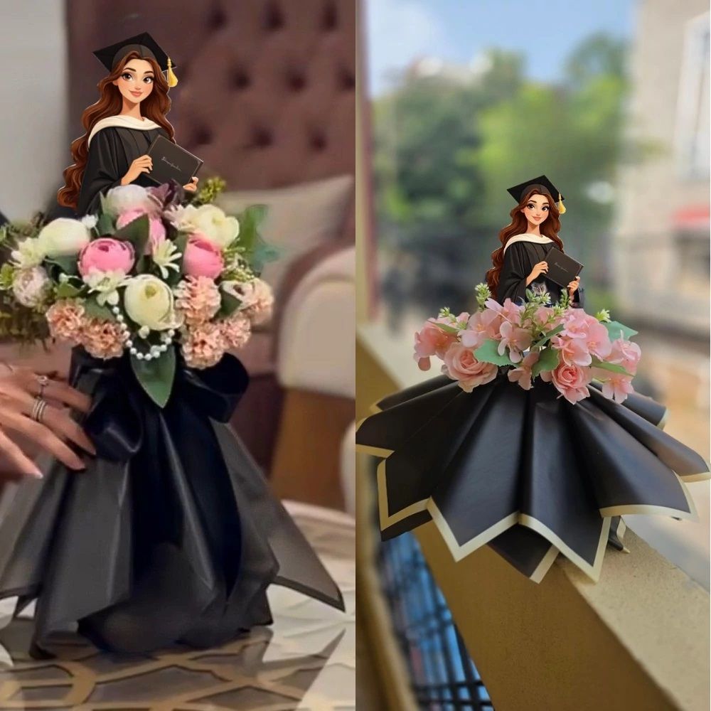 Beszúrható ballagási dekor - 3 féle