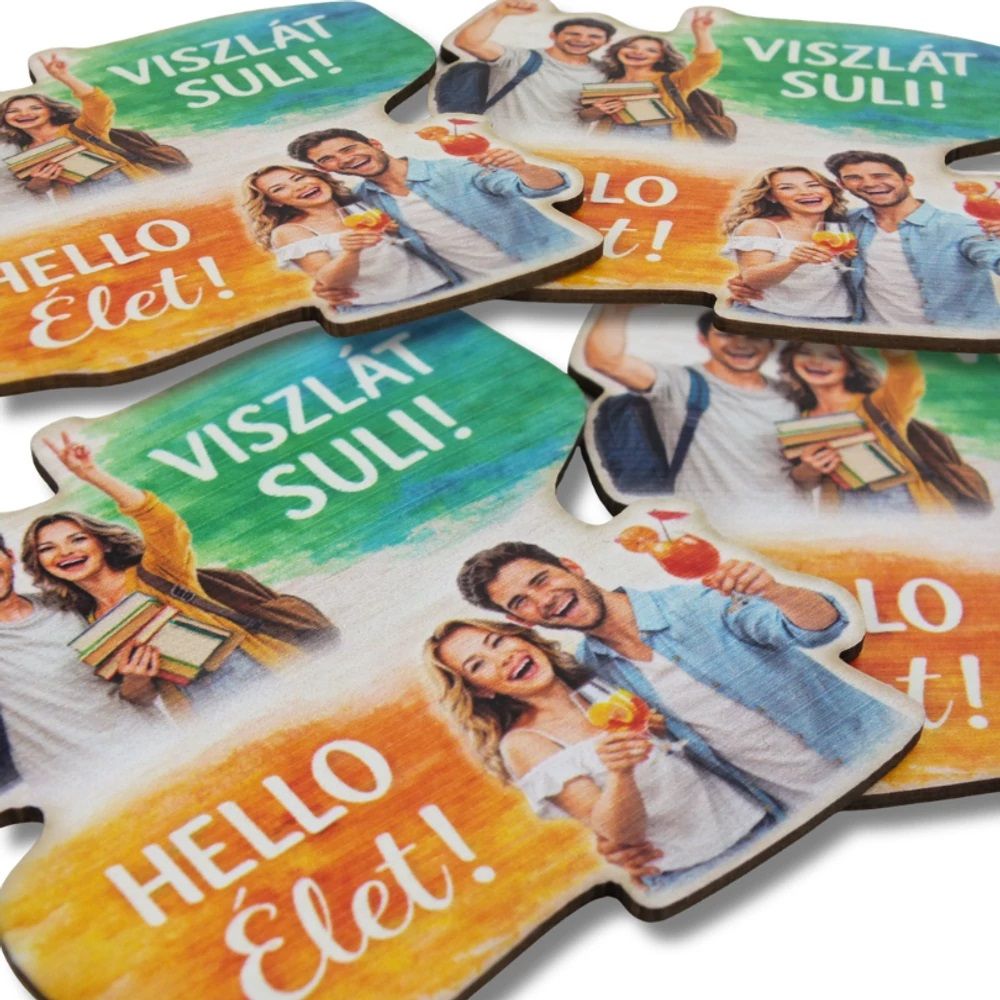 Beszúrható ballagási dekor - Viszlát suli 2 db / csomag