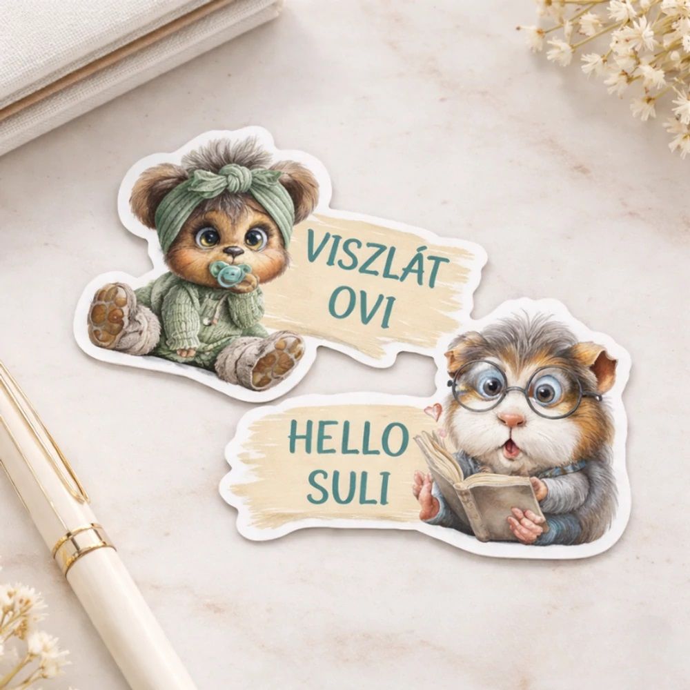 Beszúrható ballagási dekor - Viszlát ovi 2 db / csomag