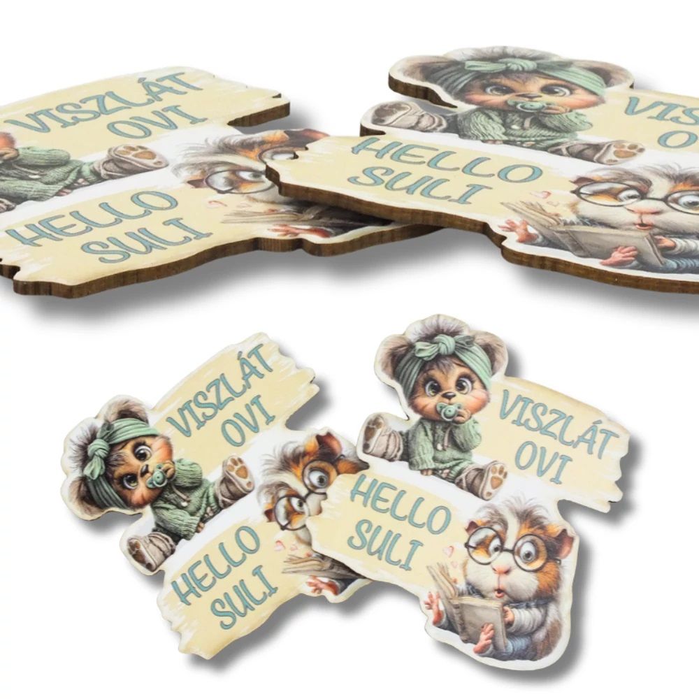 Beszúrható ballagási dekor - Viszlát ovi 2 db / csomag