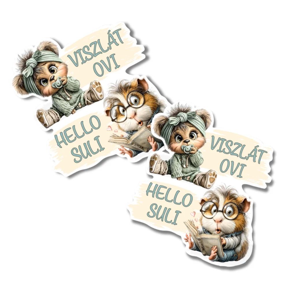 Beszúrható ballagási dekor - Viszlát ovi 2 db / csomag