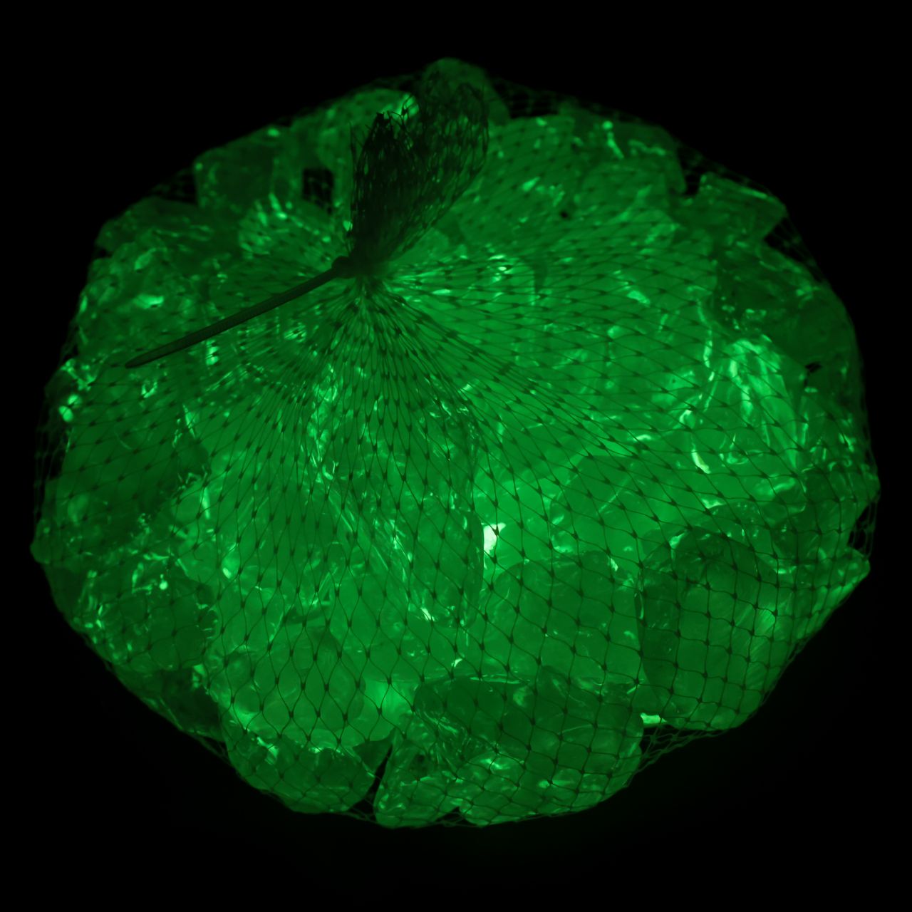 Üveg kavics 1 kg foszforeszkáló