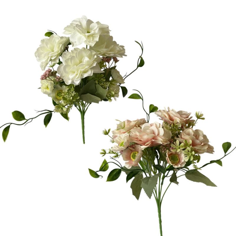 Dália csokor x7 30cm - Több színben Dália csokor x7 30cm - Több színben