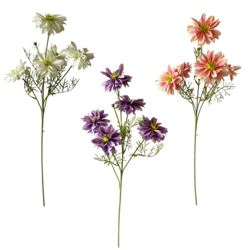 Szálas margaréta ág 84cm - 3 színben