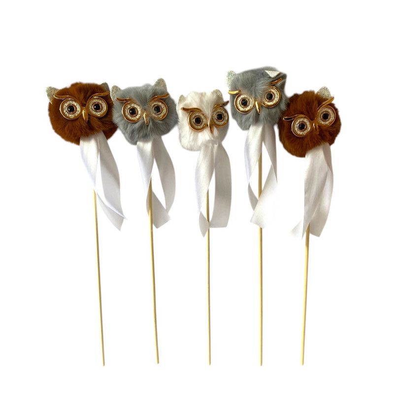 Pálcás betűző szőrös bagoly 5 db/csomag - 2 féle Pálcás betűző szőrös bagoly 5 db/csomag - 2 féle