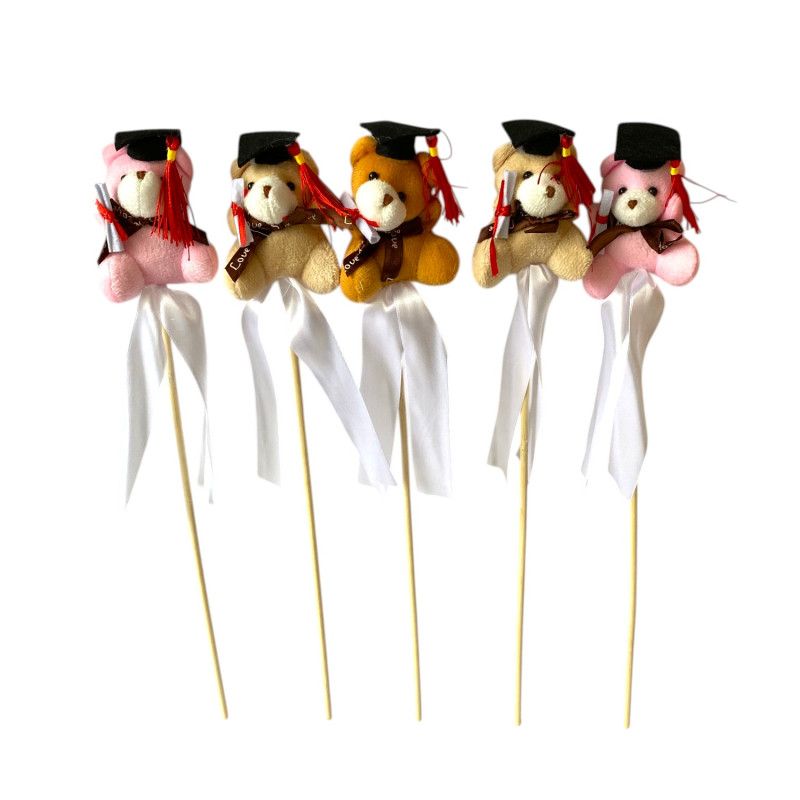 Pálcás betűző színes ballagó maci 5 db/csomag Pálcás betűző színes ballagó maci 5 db/csomag