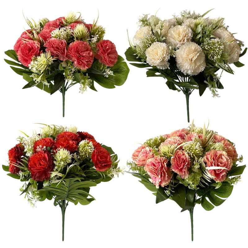 Szegfű csokor x18 40cm - 5 színben Szegfű csokor x18 40cm - 5 színben