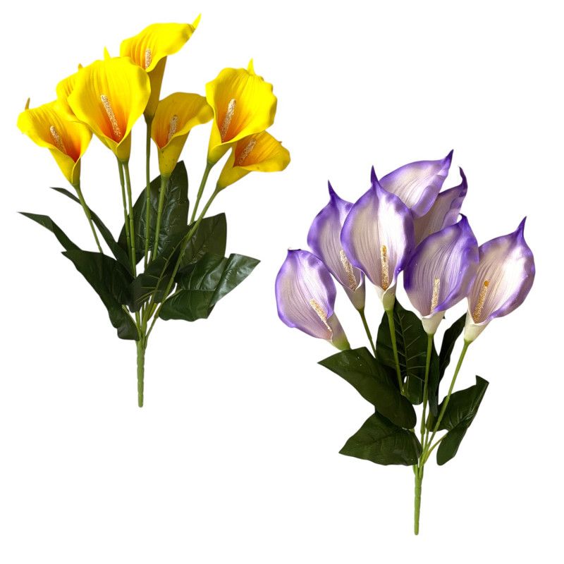 Kála csokor x7 60cm - 4 színben