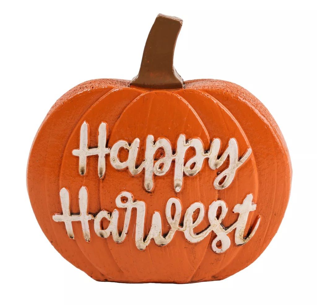 Poliretin tök Happy Harwest felirattal