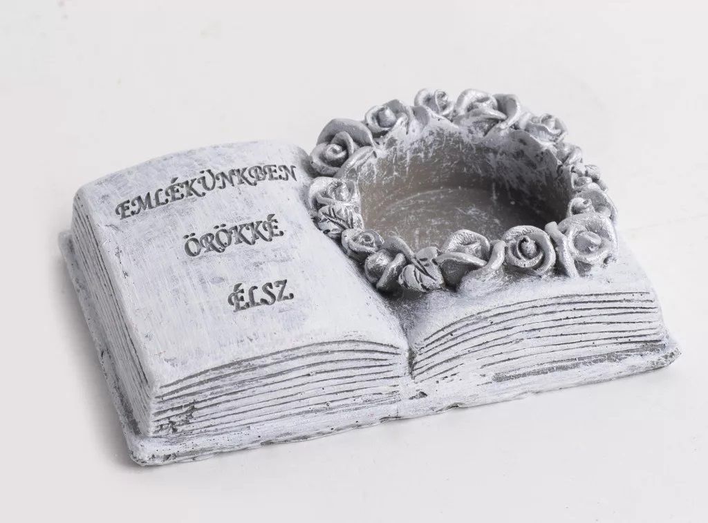 Polírezin mécses tartó 11,5 x 8 cm