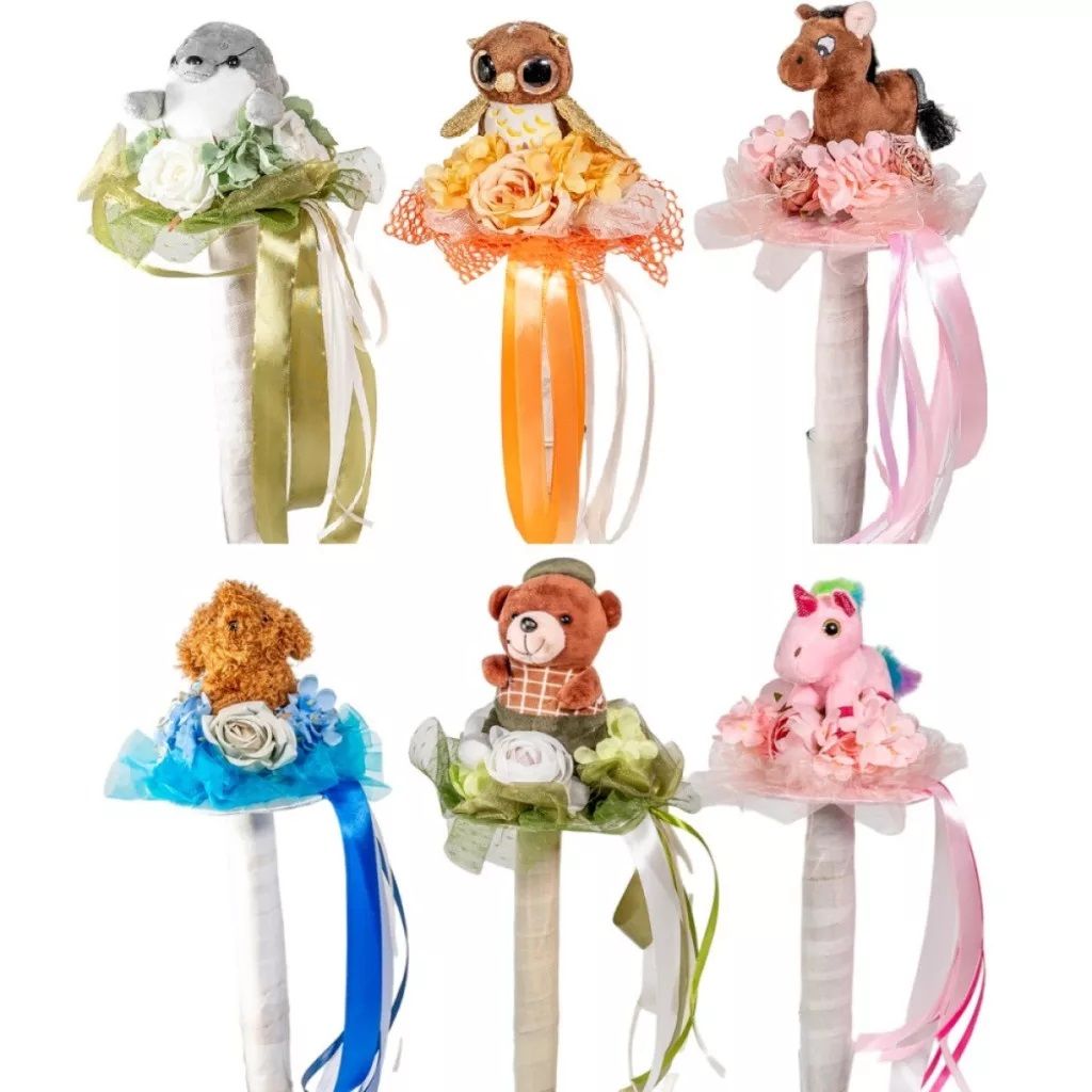 Ballagási csokor kis kézi extra 35cm - Több féle