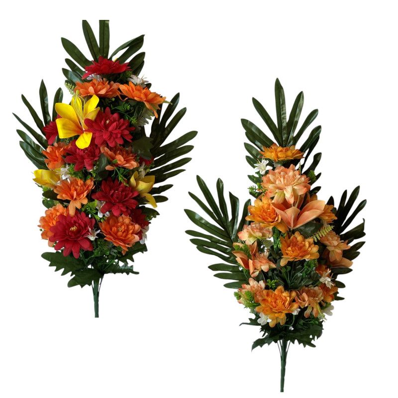 Vegyes féloldalas csokor x18 57cm - 5 színben Vegyes féloldalas csokor x18 57cm - 5 színben