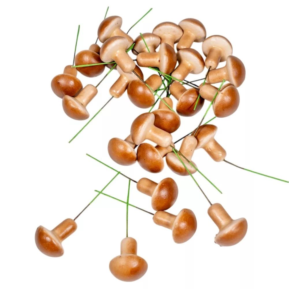 Gomba betűző 4+6,5cm 30db-os - 2 színben Gomba betűző 4+6,5cm 30db-os - 2 színben