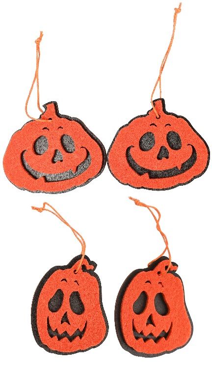 Fa akasztós Halloween tök - 4 db / szett Fa akasztós Halloween tök - 4 db / szett