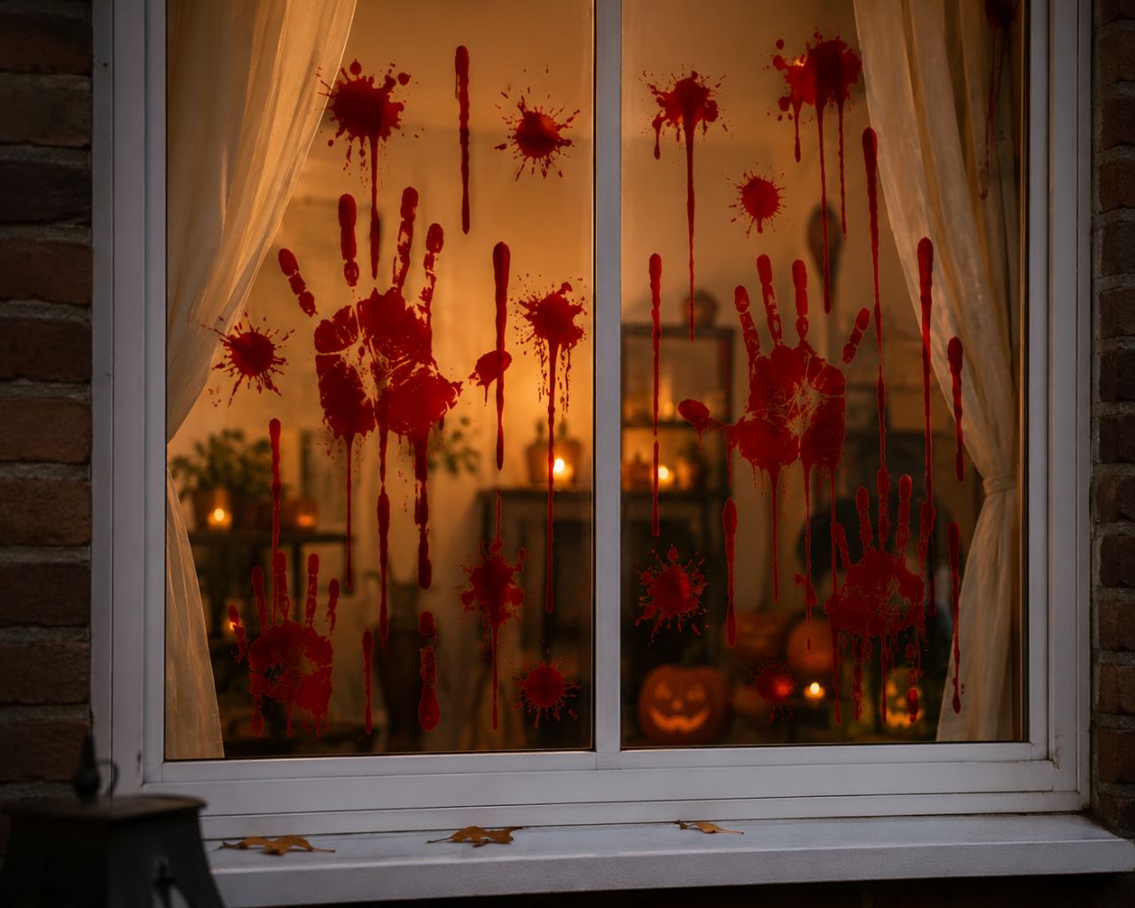 Halloween véres kéznyom matrica 25×35 cm – Vérfoltos fal- és ablakdekoráció Halloween véres kéznyom matrica 25×35 cm – Vérfoltos fal- és ablakdekoráció