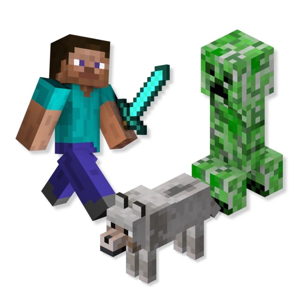 Minecraft ballagási csokorbetűző szett – 3 db/csomag