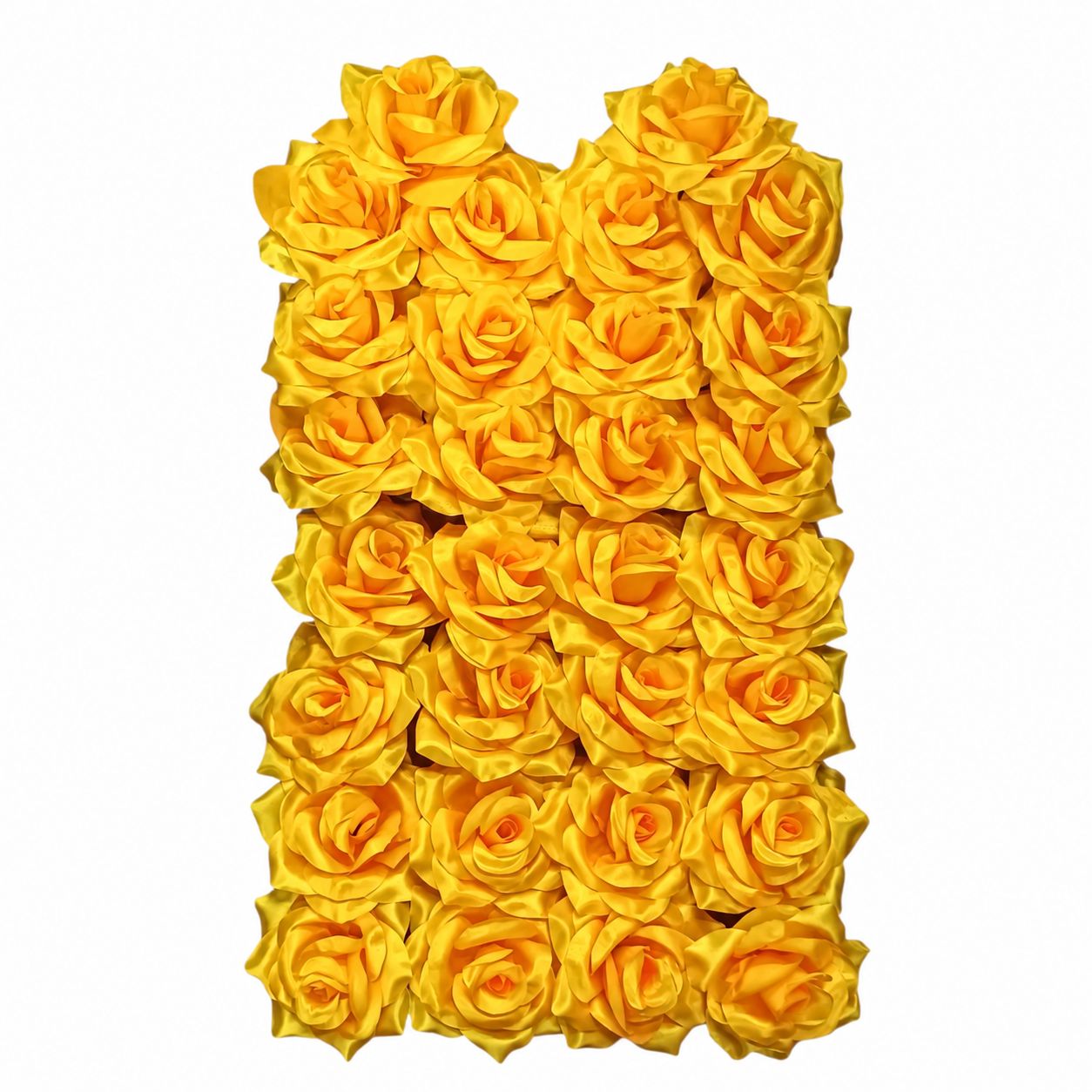 Óriás szatén rózsa virágfej 16 cm – 30 db/tálca, 8 színben Óriás szatén rózsa virágfej 16 cm – 30 db/tálca, 8 színben