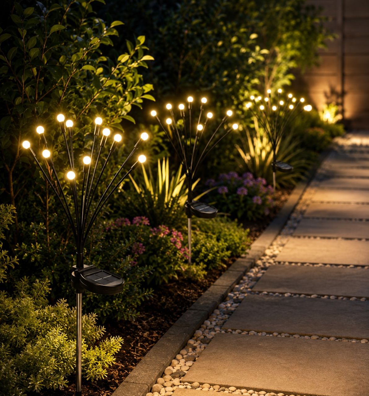 10 LED-es napelemes kerti lámpa 10 LED-es napelemes kerti lámpa