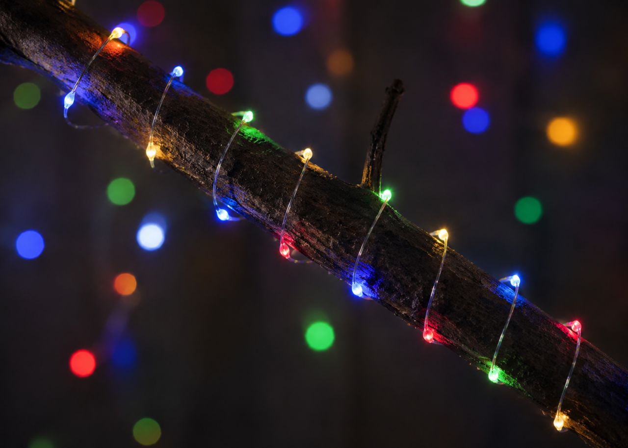 35 LED-es Elemes Drótfényfüzér – 3,5 m - 3 színben