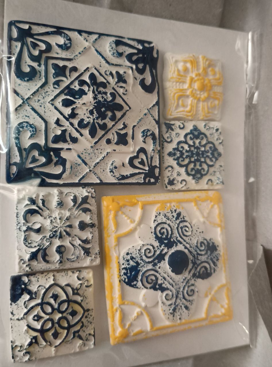 Gipsz csempe nyári design