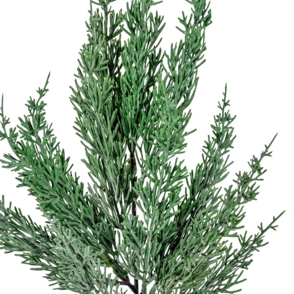Tuja ág 53 cm – élethű zöld dekor ág