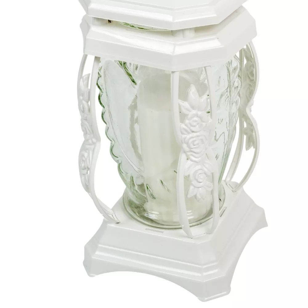 Nagy katedrális üvegmécses 25 cm – 100 g - 2 színben 