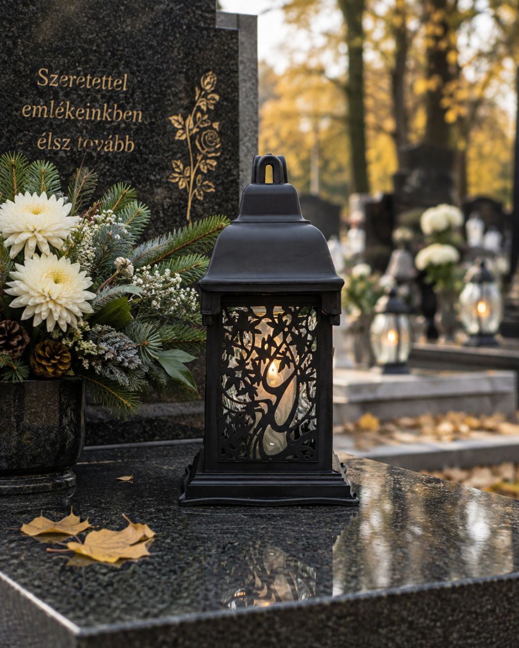 Nagy katedrális üvegmécses 34 cm – fekete, arany vagy fehér Nagy katedrális üvegmécses 34 cm – fekete, arany vagy fehér