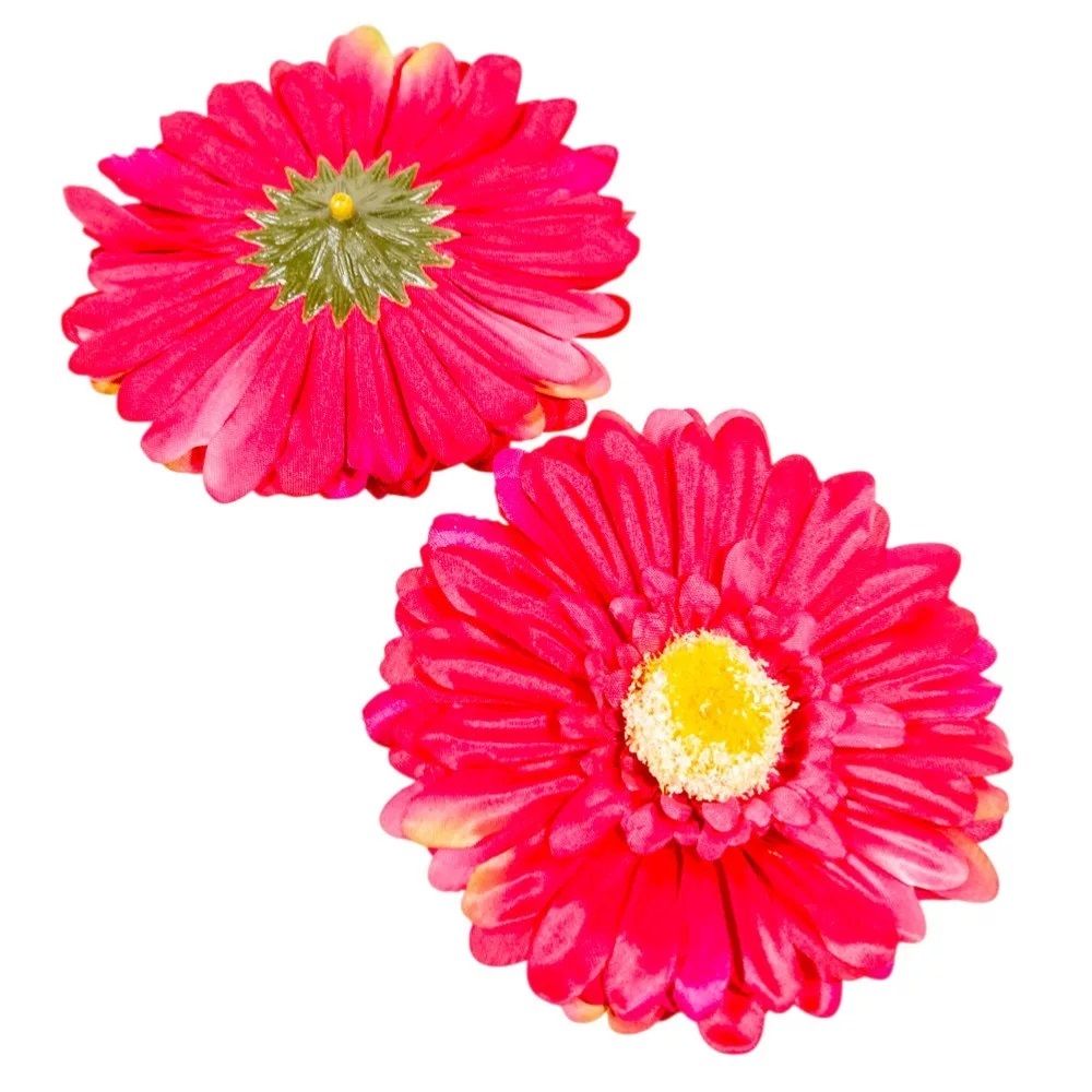 Gerbera virágfej 12 cm – több színben, 12 db/csomag