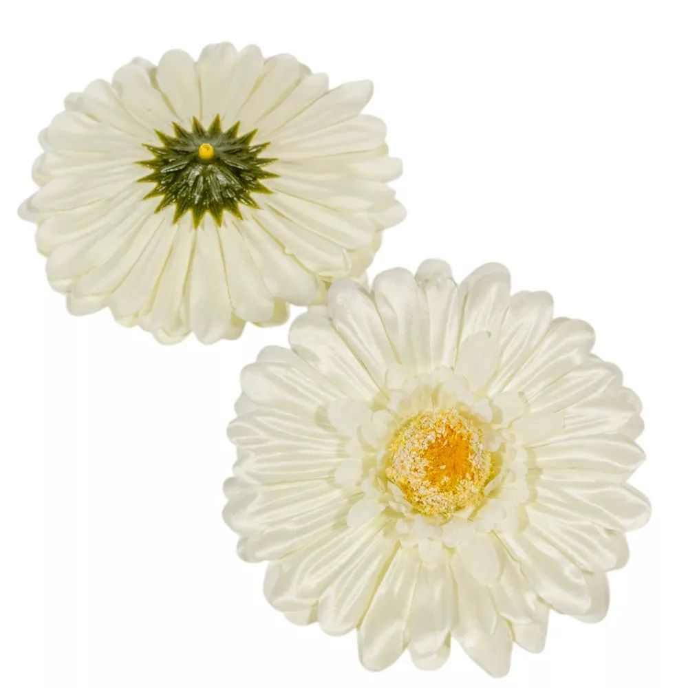 Gerbera virágfej 12 cm – több színben, 12 db/csomag