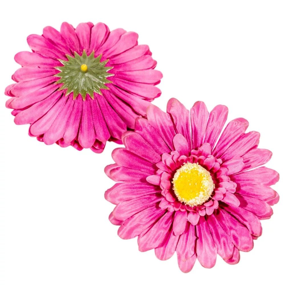 Gerbera virágfej 12 cm – több színben, 12 db/csomag
