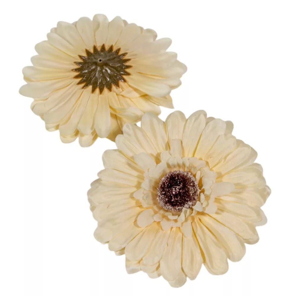 Gerbera virágfej 12 cm – több színben, 12 db/csomag