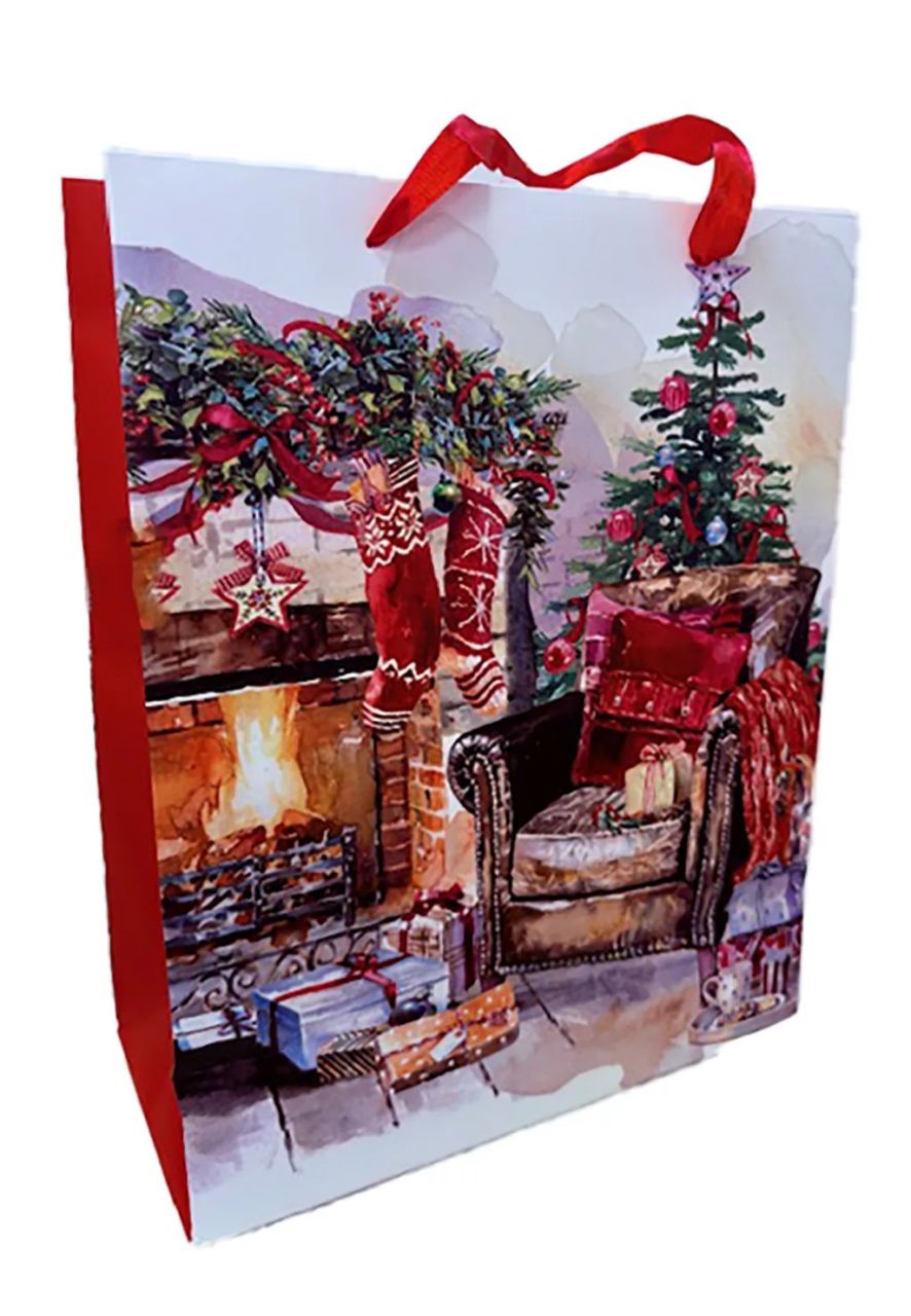 Ajándék tasak Karácsonyi 26 x 32 cm - Több mintával