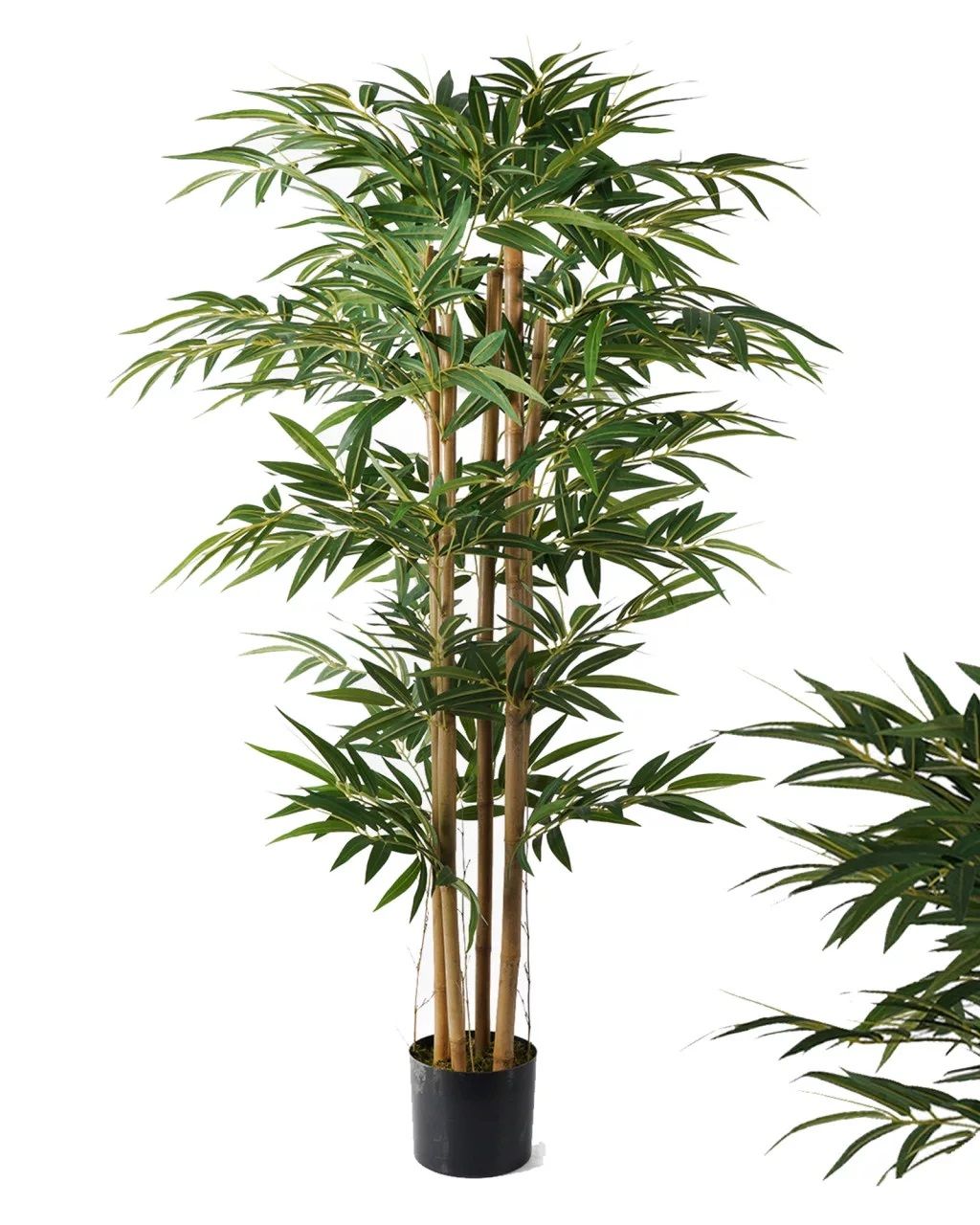 Mű bambuszfa cserépben 6 törzsű 850 leveles 150 cm Mű bambuszfa cserépben 6 törzsű 850 leveles 150 cm