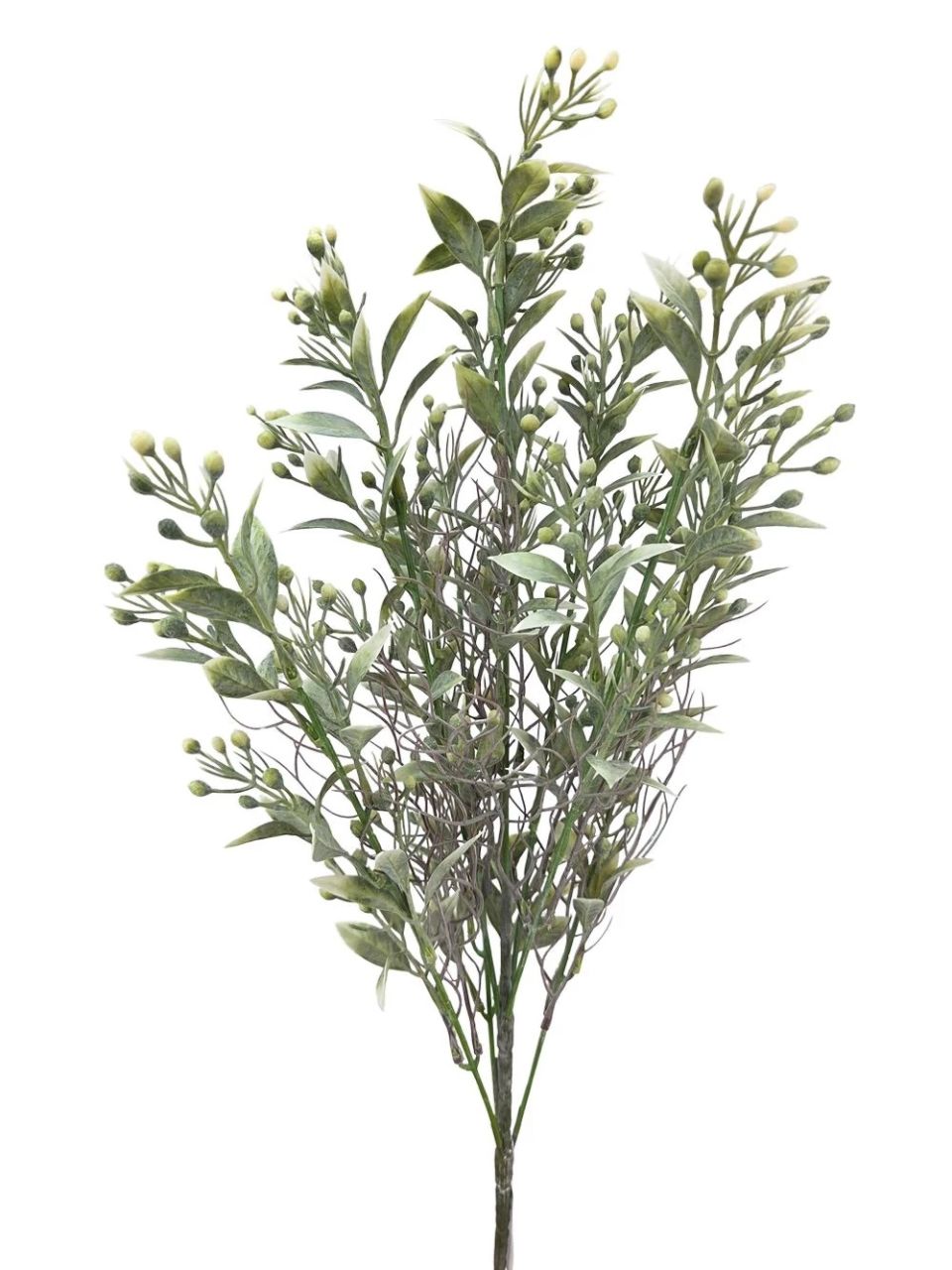 Hosszúkás bimbós műzöld csokor 60 cm – 4 színben Hosszúkás bimbós műzöld csokor 60 cm – 4 színben